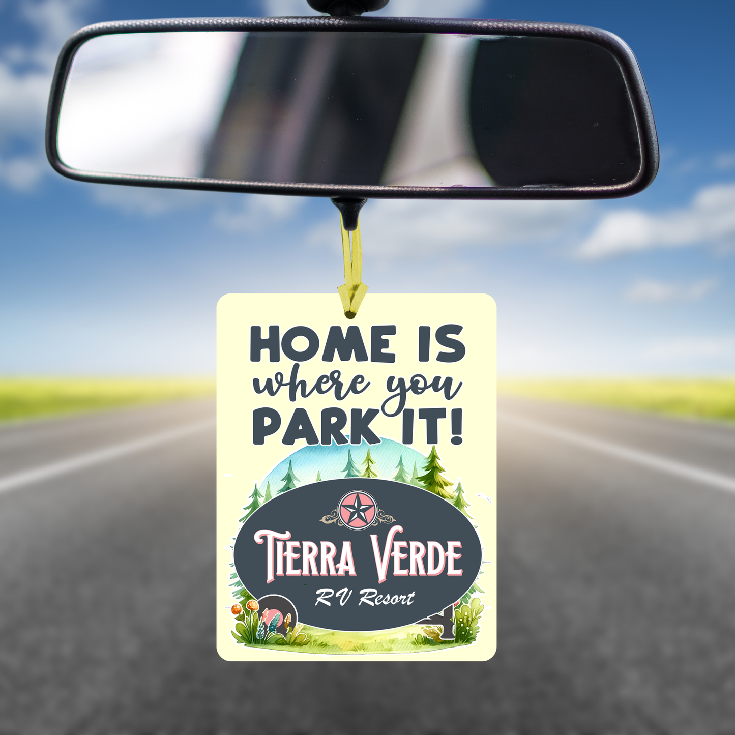 Tierra Verde RV Freshener, Add Your Scent, Home Is Where You Park It, Camper Design, Unscented Felt for RVers