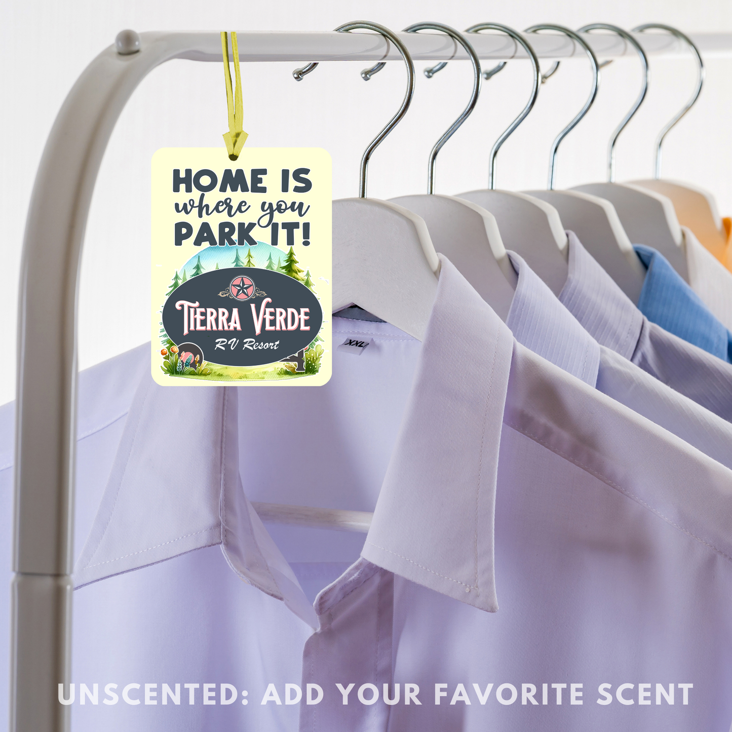 Tierra Verde RV Freshener, Add Your Scent, Home Is Where You Park It, Camper Design, Unscented Felt for RVers