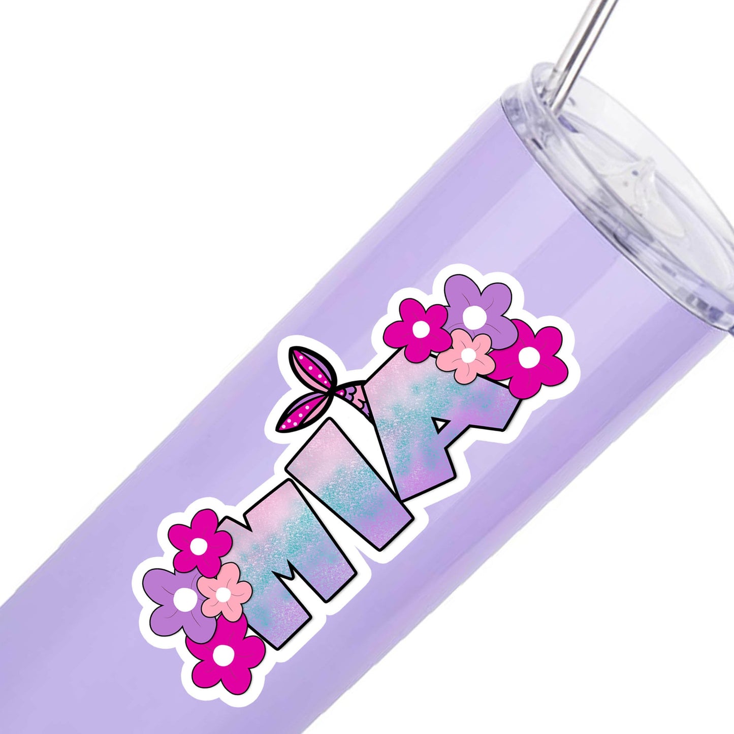 Cute Mermaid Custom Name Sticker, Custom Stickers, Waterproof Sticker, Party Favors, Custom Vinyl Stickers, Kid Stickers for Girls