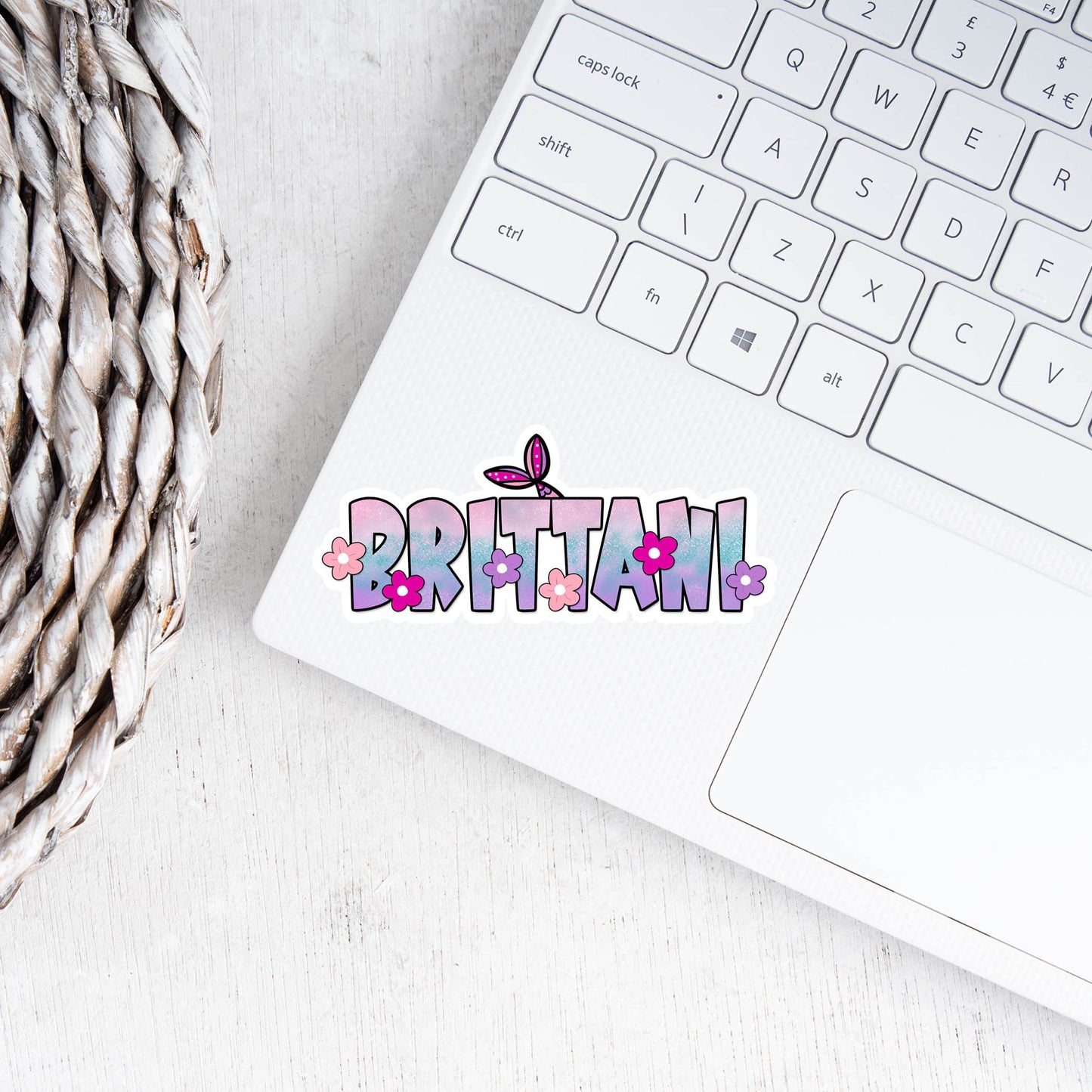 Cute Mermaid Custom Name Sticker, Custom Stickers, Waterproof Sticker, Party Favors, Custom Vinyl Stickers, Kid Stickers for Girls