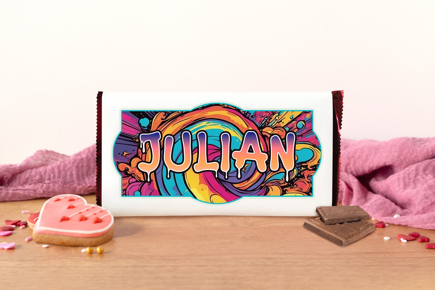 Cool Custom Water Bottle Sticker, Tumbler Decorations, Personalized Name Sticker, Waterproof Decal, Aesthetic Laptop Sticker, Comic Graffiti