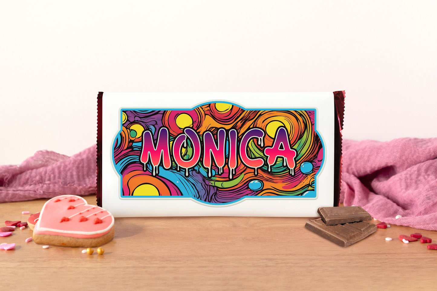 Cool Custom Water Bottle Sticker, Tumbler Decorations, Personalized Name Sticker, Waterproof Decal, Aesthetic Laptop Sticker, Comic Graffiti