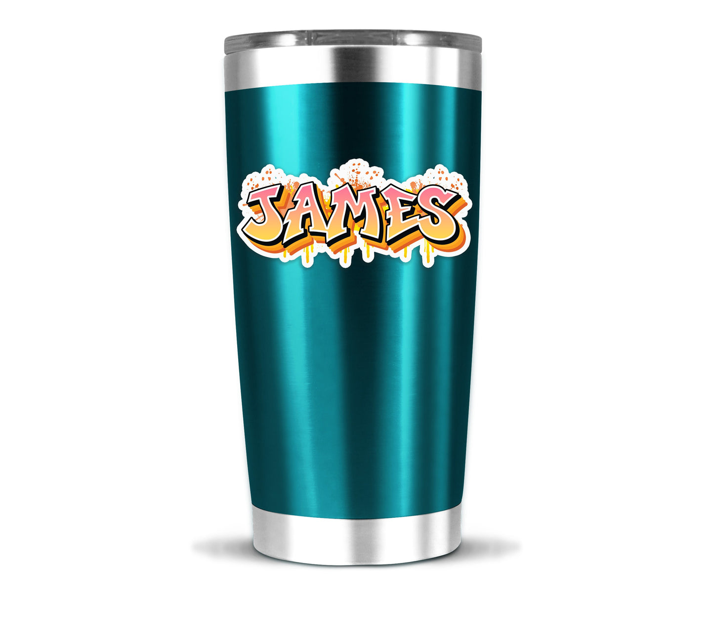 Graffiti Style Custom Name Sticker Personalized Waterproof Vinyl Decal for Laptops, Tumblers, Water Bottles, Party & School Supplies